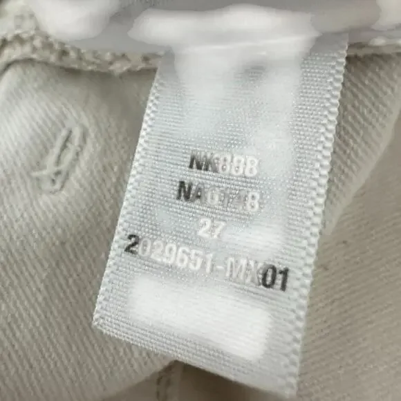 Madewell Mid-Rise Kick Out Stretch Denim Jeans in Ecru (27) - Picture 15 of 16